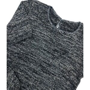 FRENCH RAGS Women's Sparkle Knit Short Sleeve Top Made‎ in USA MP M petite